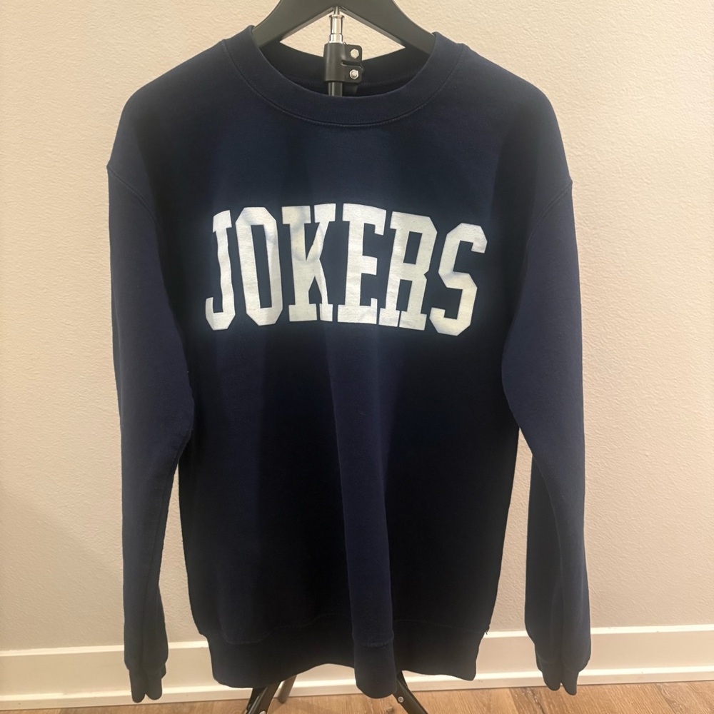 Impractical Jokers Sweatshirt Small Navy Crewneck Graphic Gildan Heavy Tru TV